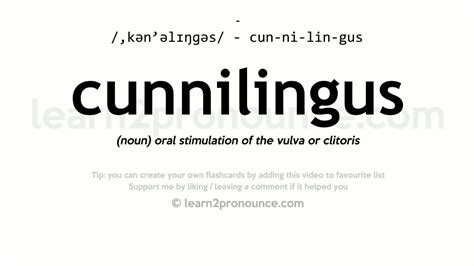 cunillingus|Cunnilingus Definition & Meaning .